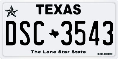 TX license plate DSC3543