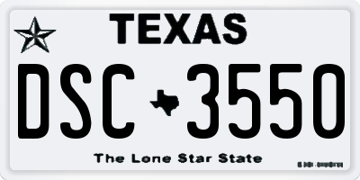 TX license plate DSC3550