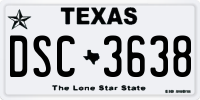 TX license plate DSC3638
