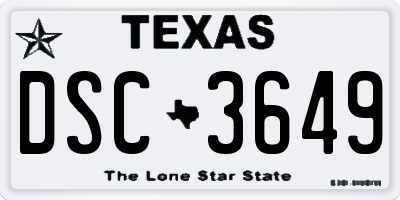 TX license plate DSC3649