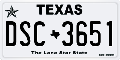 TX license plate DSC3651