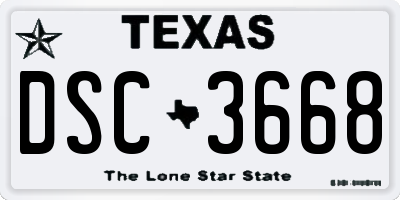 TX license plate DSC3668
