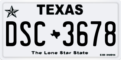 TX license plate DSC3678