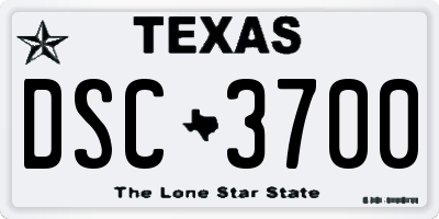 TX license plate DSC3700