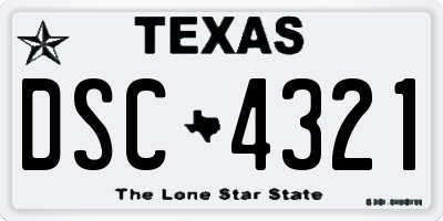 TX license plate DSC4321