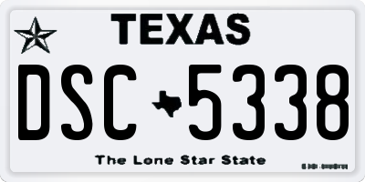 TX license plate DSC5338