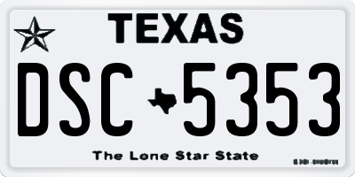 TX license plate DSC5353