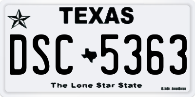 TX license plate DSC5363
