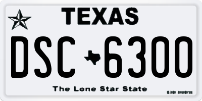 TX license plate DSC6300