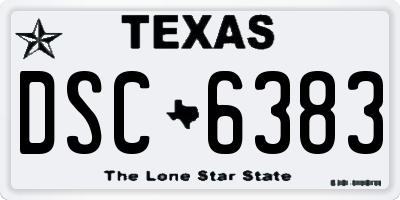 TX license plate DSC6383