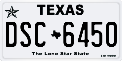 TX license plate DSC6450