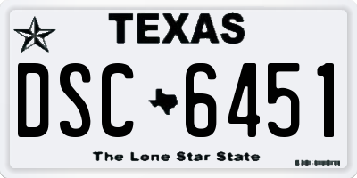 TX license plate DSC6451