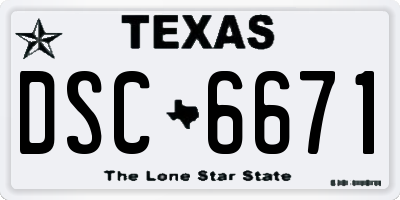 TX license plate DSC6671