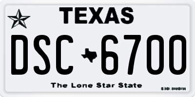 TX license plate DSC6700