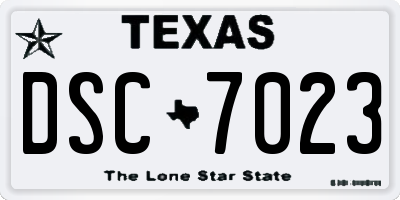 TX license plate DSC7023