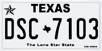 TX license plate DSC7103
