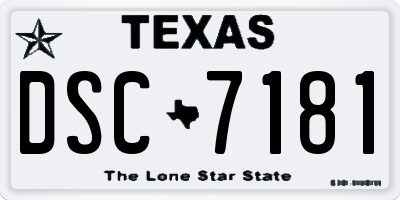 TX license plate DSC7181