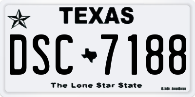 TX license plate DSC7188