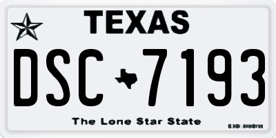 TX license plate DSC7193