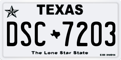 TX license plate DSC7203