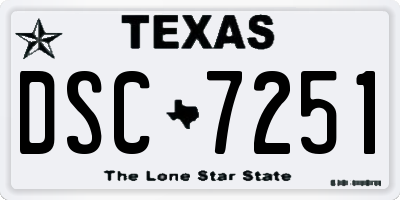 TX license plate DSC7251