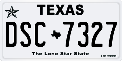 TX license plate DSC7327