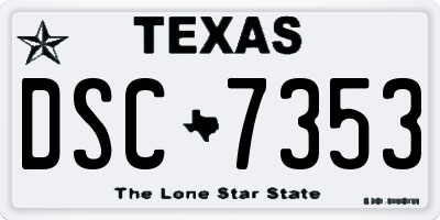 TX license plate DSC7353