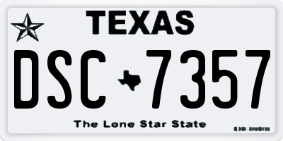 TX license plate DSC7357