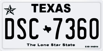 TX license plate DSC7360
