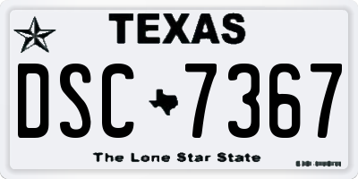 TX license plate DSC7367