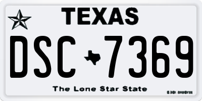TX license plate DSC7369