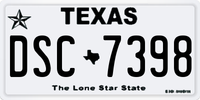 TX license plate DSC7398