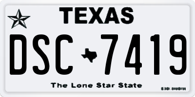 TX license plate DSC7419