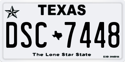 TX license plate DSC7448