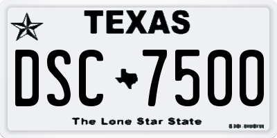 TX license plate DSC7500