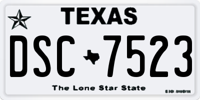 TX license plate DSC7523