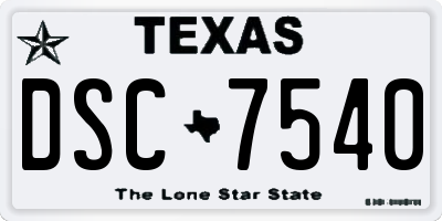 TX license plate DSC7540