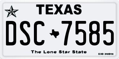 TX license plate DSC7585