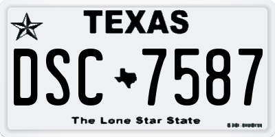 TX license plate DSC7587