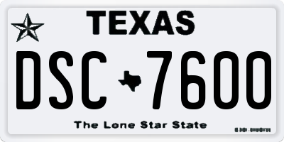 TX license plate DSC7600