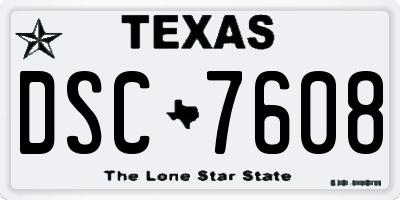 TX license plate DSC7608