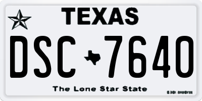 TX license plate DSC7640