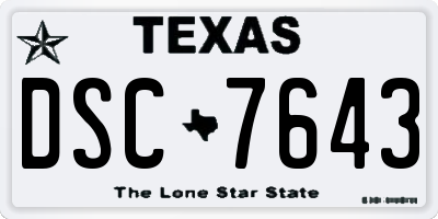 TX license plate DSC7643