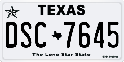 TX license plate DSC7645