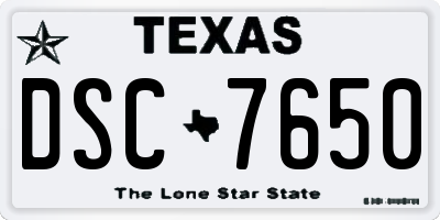 TX license plate DSC7650