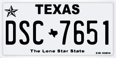 TX license plate DSC7651