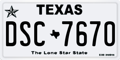 TX license plate DSC7670