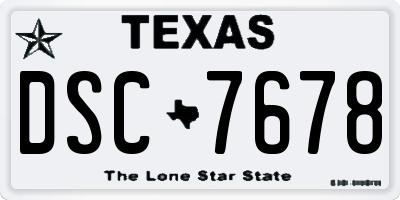 TX license plate DSC7678