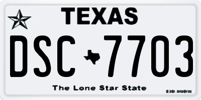 TX license plate DSC7703