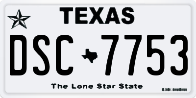 TX license plate DSC7753